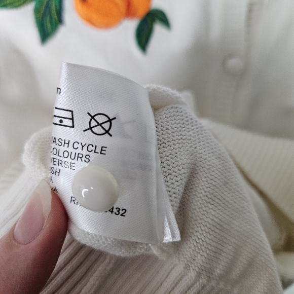 Modcloth X Collectif Jessie Oranges Cardigan Size 6 - Picture 12 of 12